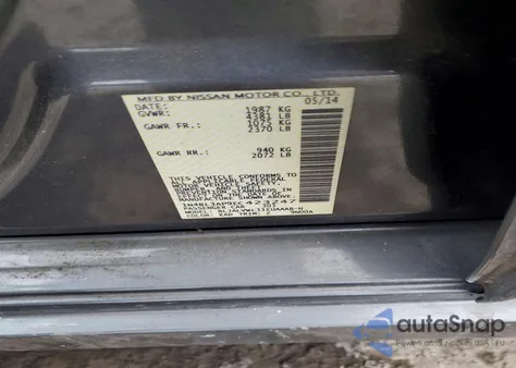 2014 Nissan Altima 3.5S z USA, uszkodzony, nr VIN 1N4BL3AP9EC423247